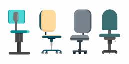 silla ergonomica para trabajar en oficina