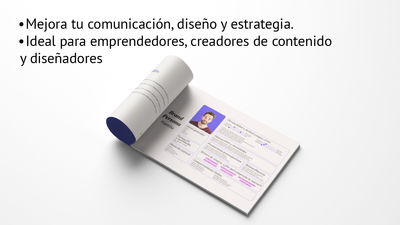 Ejemplo de Brand Persona creado con la plantilla